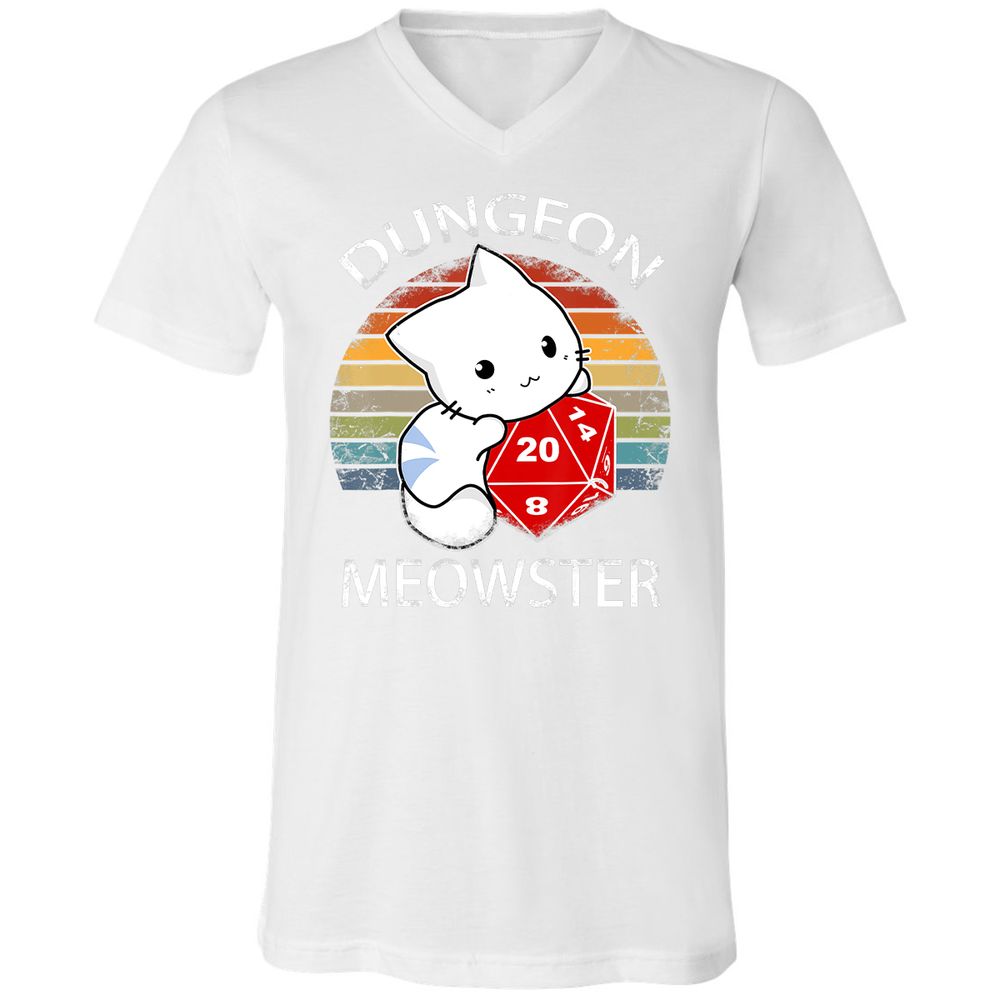 Unisex V-Neck T-Shirt - EVYR9ZHD - White - 5