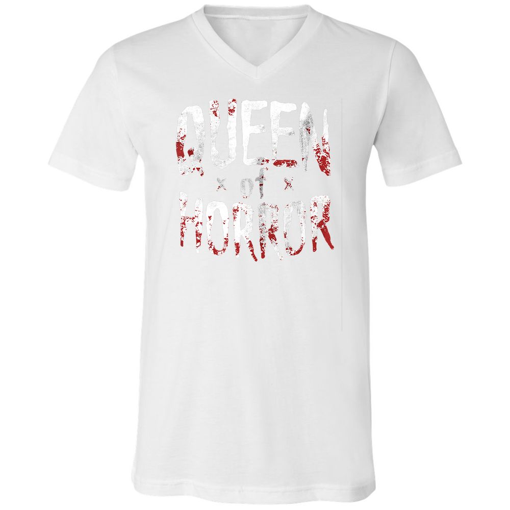 Unisex V-Neck T-Shirt - NFZNU3F8 - White - 5