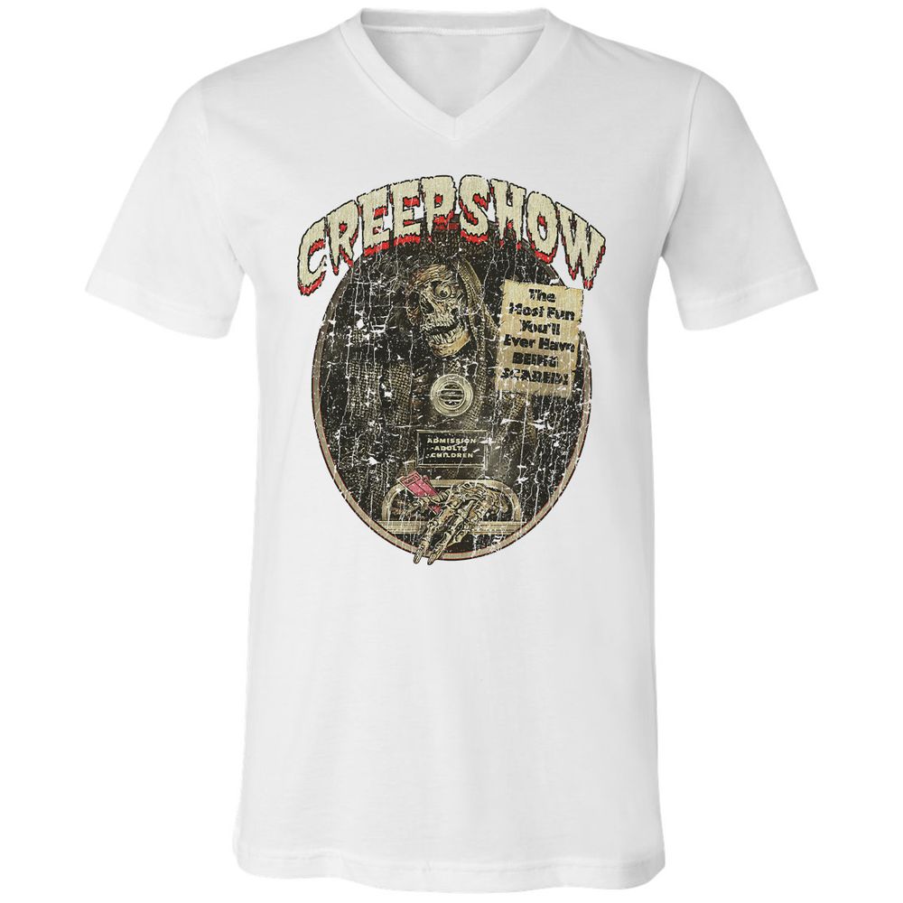 Unisex V-Neck T-Shirt - TSXL8QN3 - White - 5