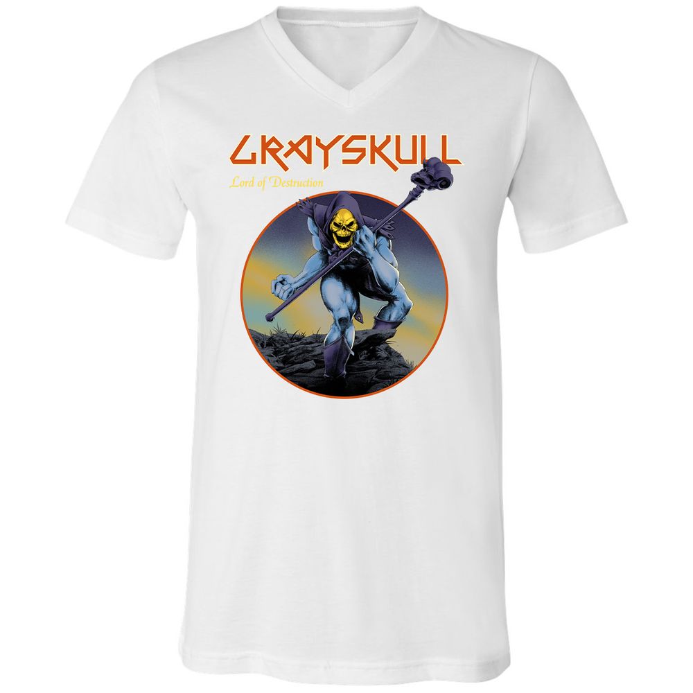 Unisex V-Neck T-Shirt - 84FZCFUN - White - 5