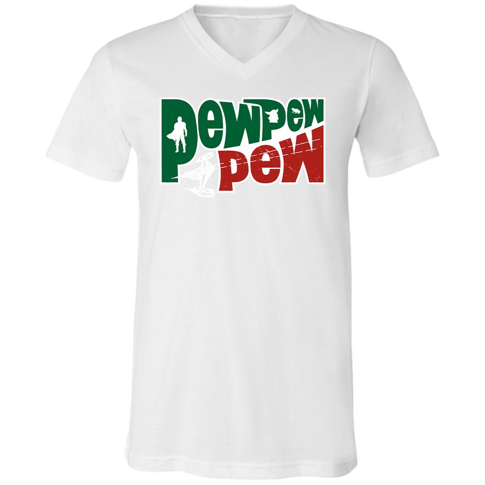 Unisex V-Neck T-Shirt - Q2CLWNBQ - White - 5