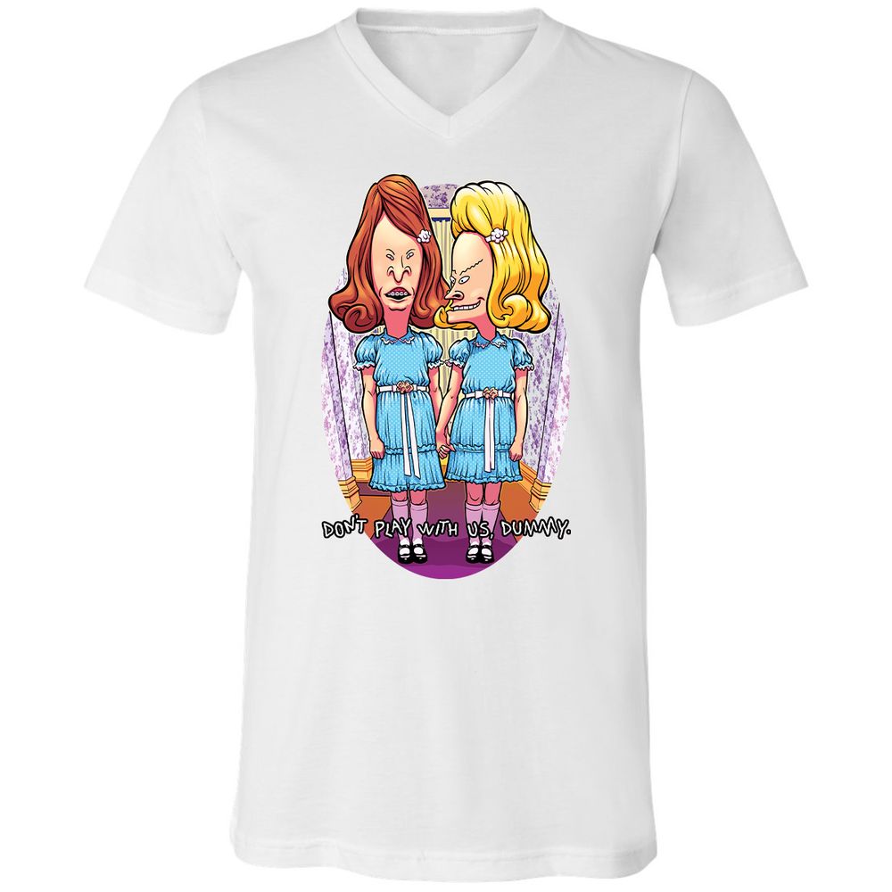 Unisex V-Neck T-Shirt - NZDT194K - White - 5