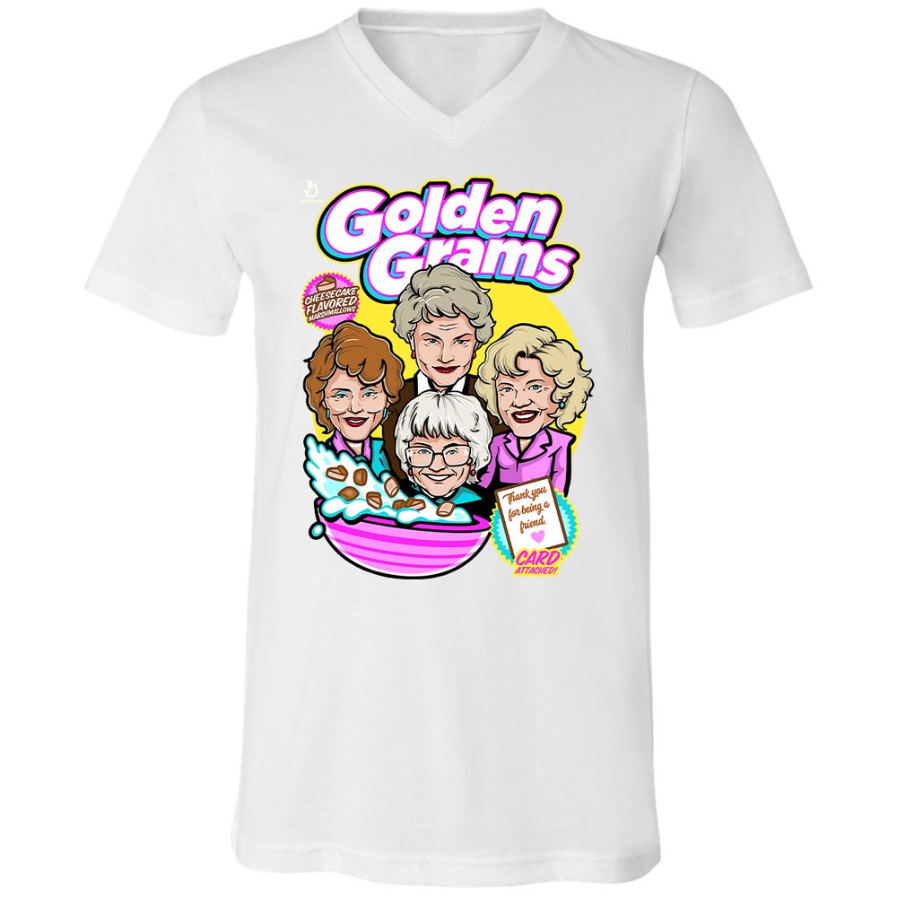 Unisex V-Neck T-Shirt - XWPW415Q - White - 5