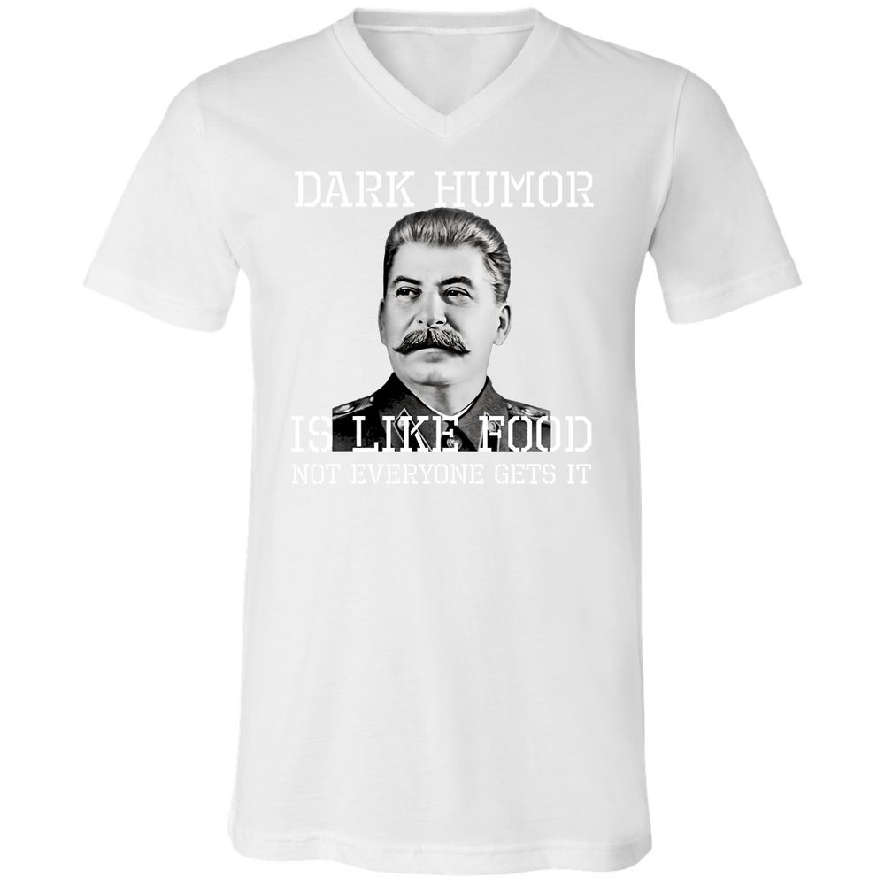 Unisex V-Neck T-Shirt - KGUTUMXZ - White - 5