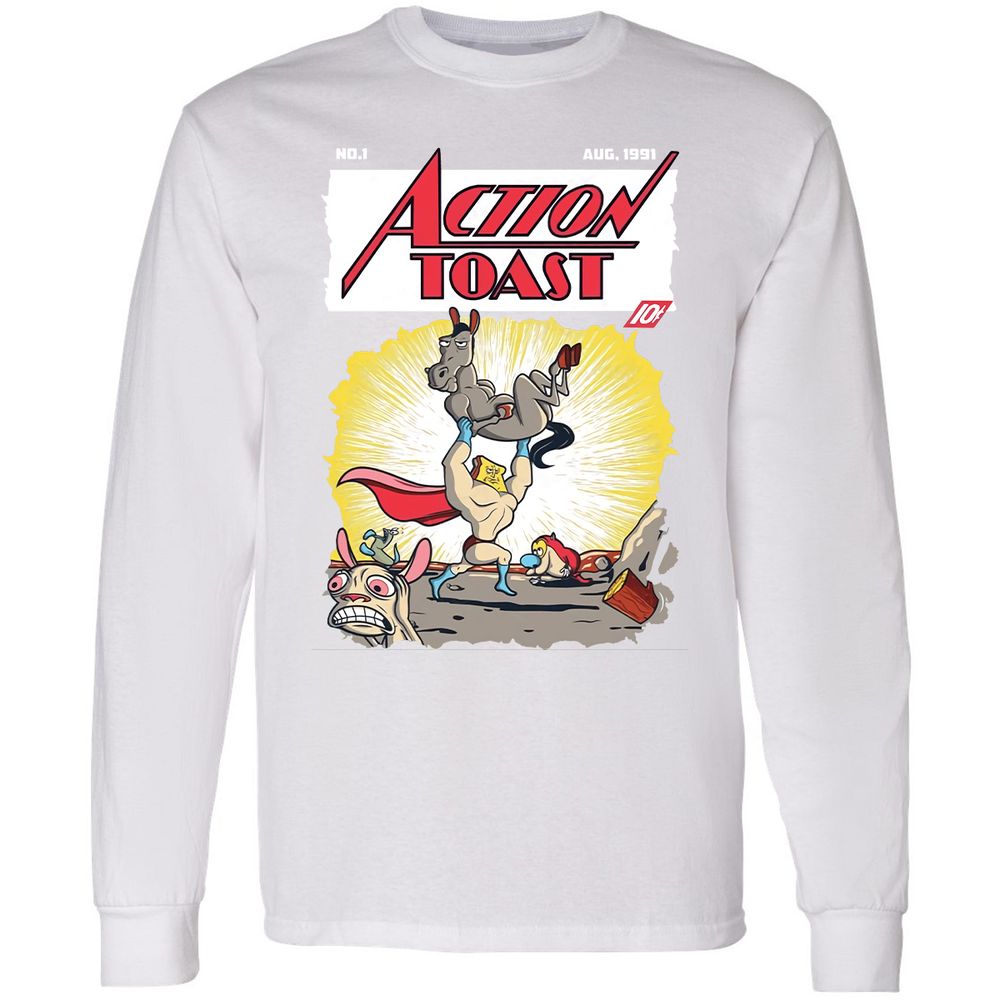 Long Sleeve T-Shirt - 69NGTHRT - White - 5