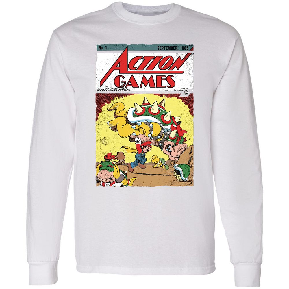 Long Sleeve T-Shirt - 5478ER9S - White - 5