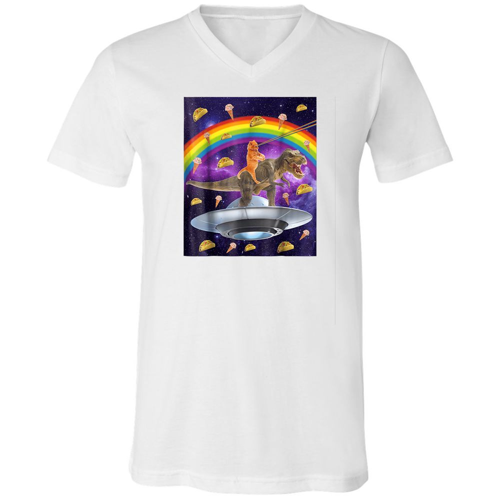 Unisex V-Neck T-Shirt - NL14CKS9 - White - 5