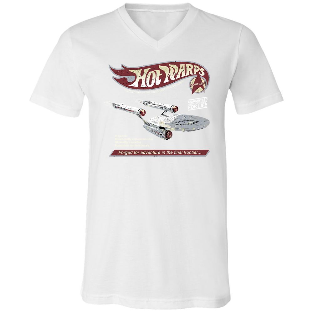 Unisex V-Neck T-Shirt - US63RYY9 - White - 5