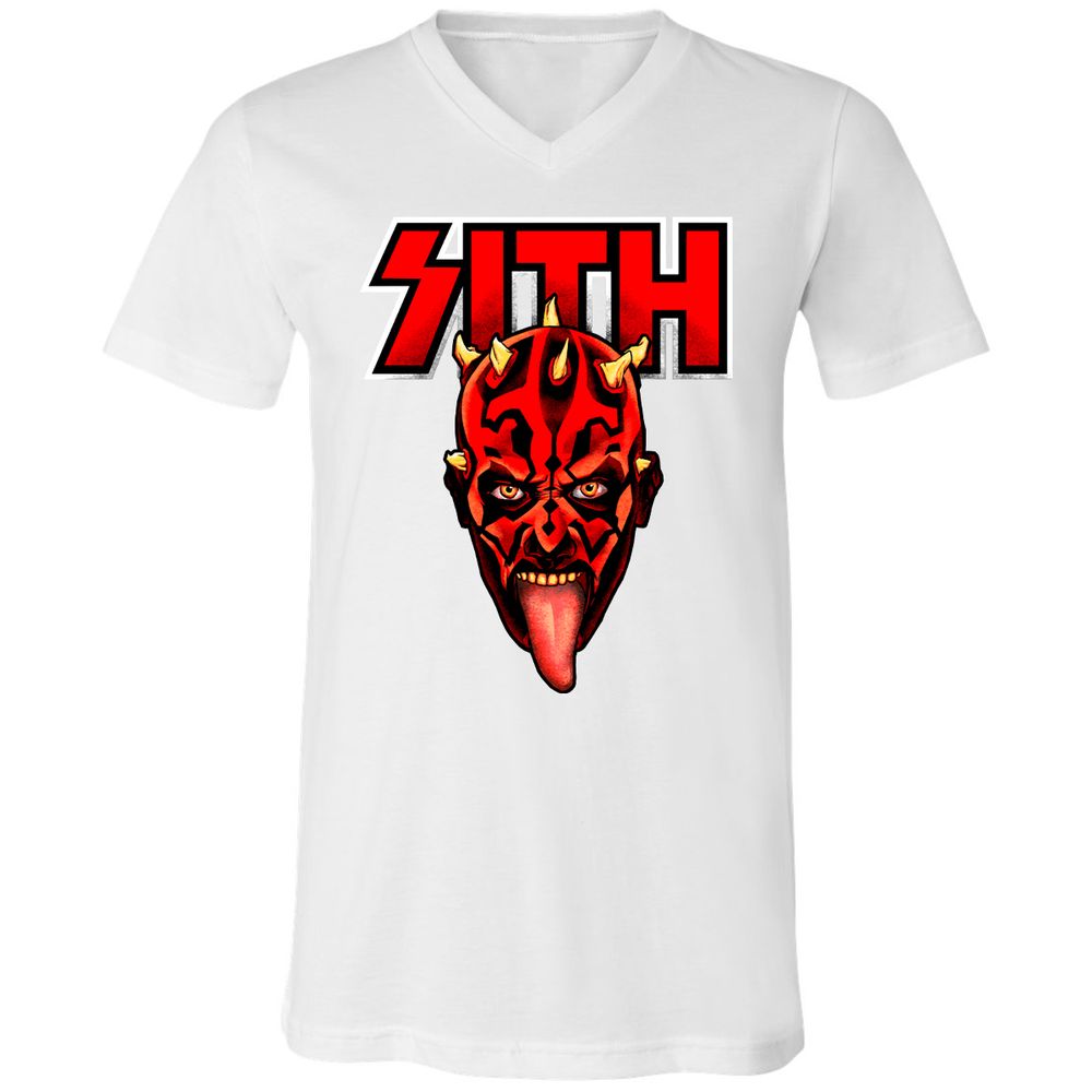 Unisex V-Neck T-Shirt - E74AQC14 - White - 5