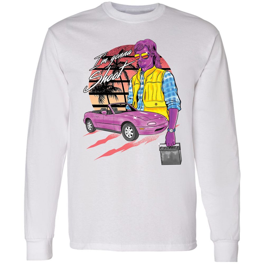 Long Sleeve T-Shirt - KZT8G1B5 - White - 5