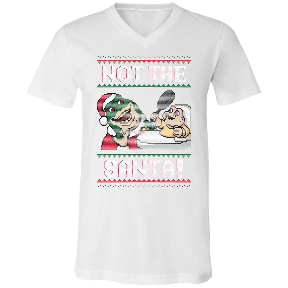 Unisex V-Neck T-Shirt - KKSFPPN3 - White - 5