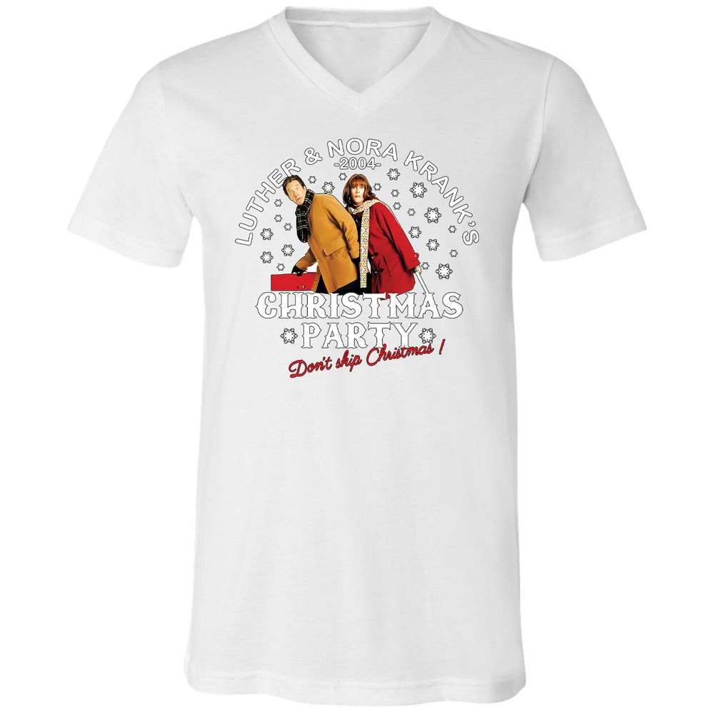 Unisex V-Neck T-Shirt - 6FLRCTA8 - White - 5