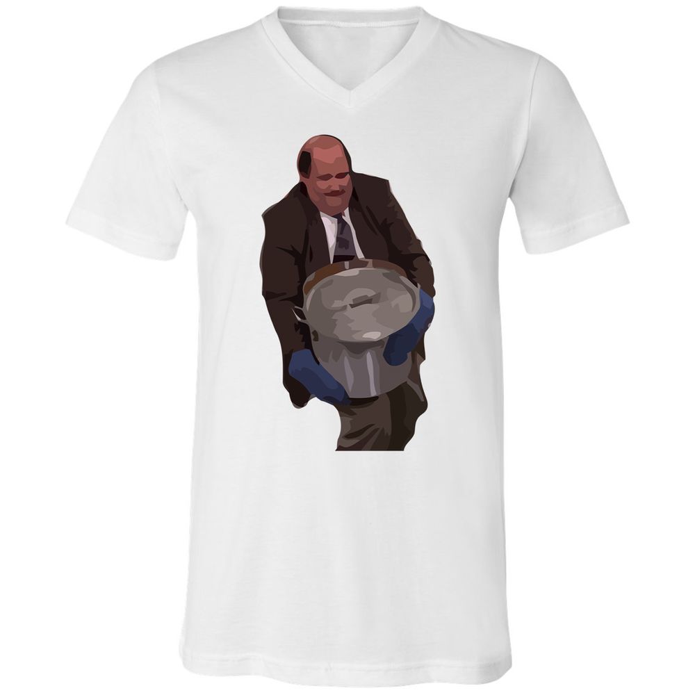 Unisex V-Neck T-Shirt - DMTYG66T - White - 5