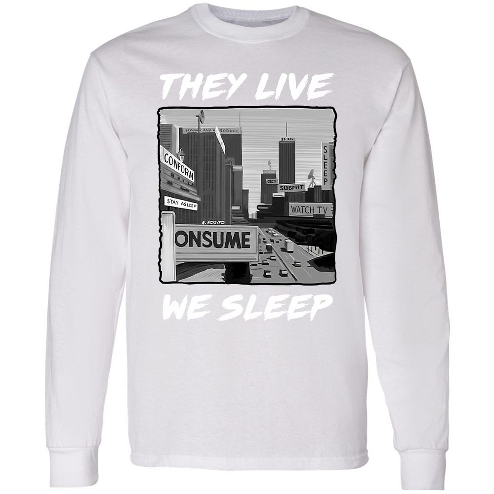 Long Sleeve T-Shirt - NJ45MVPN - White - 5