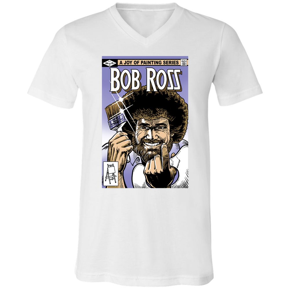 Unisex V-Neck T-Shirt - XV6DHUEZ - White - 5