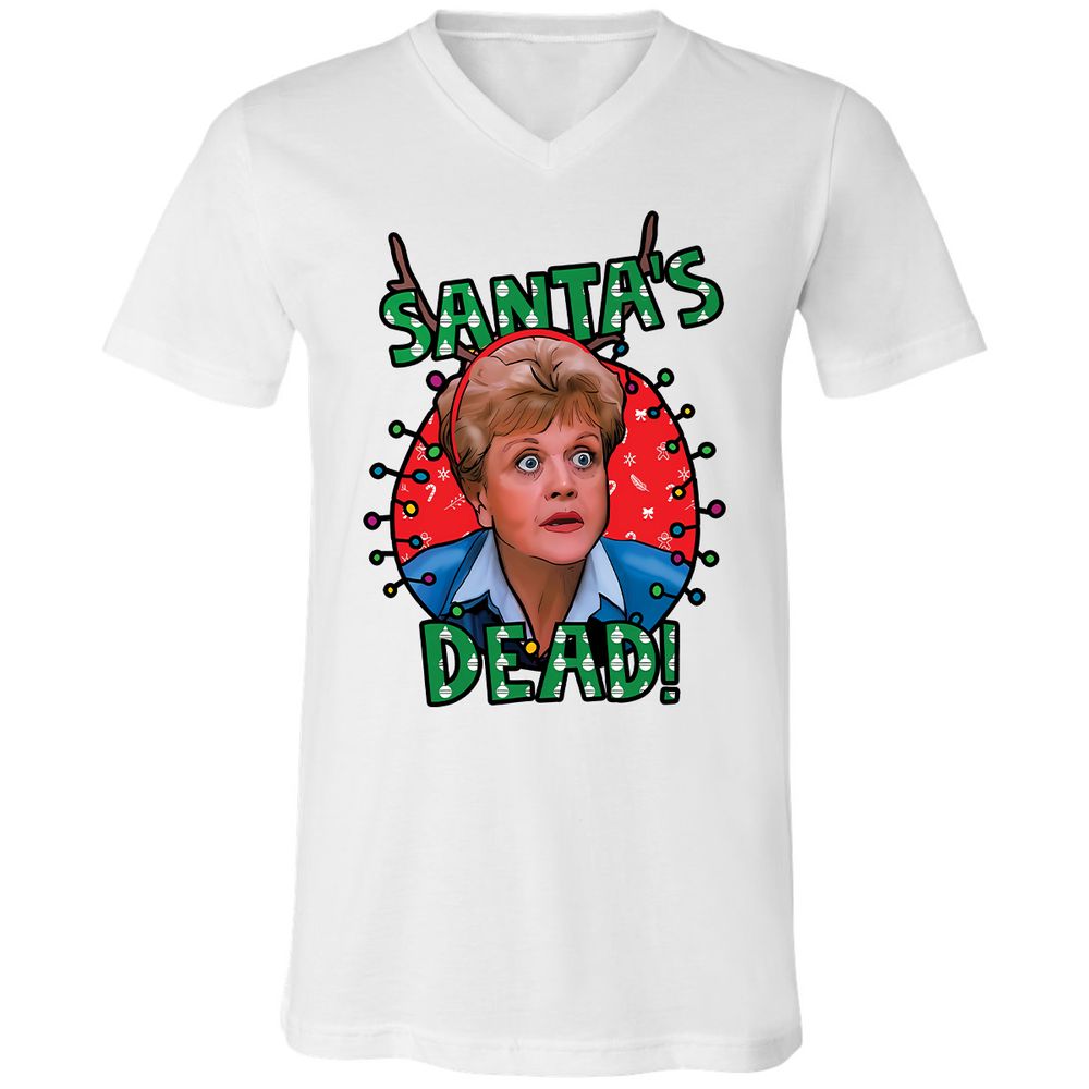 Unisex V-Neck T-Shirt - 38XM4TDT - White - 5