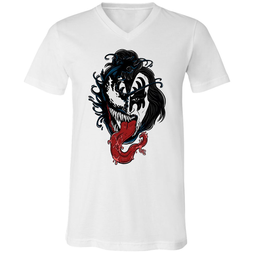 Unisex V-Neck T-Shirt - DZBSBAD1 - White - 5