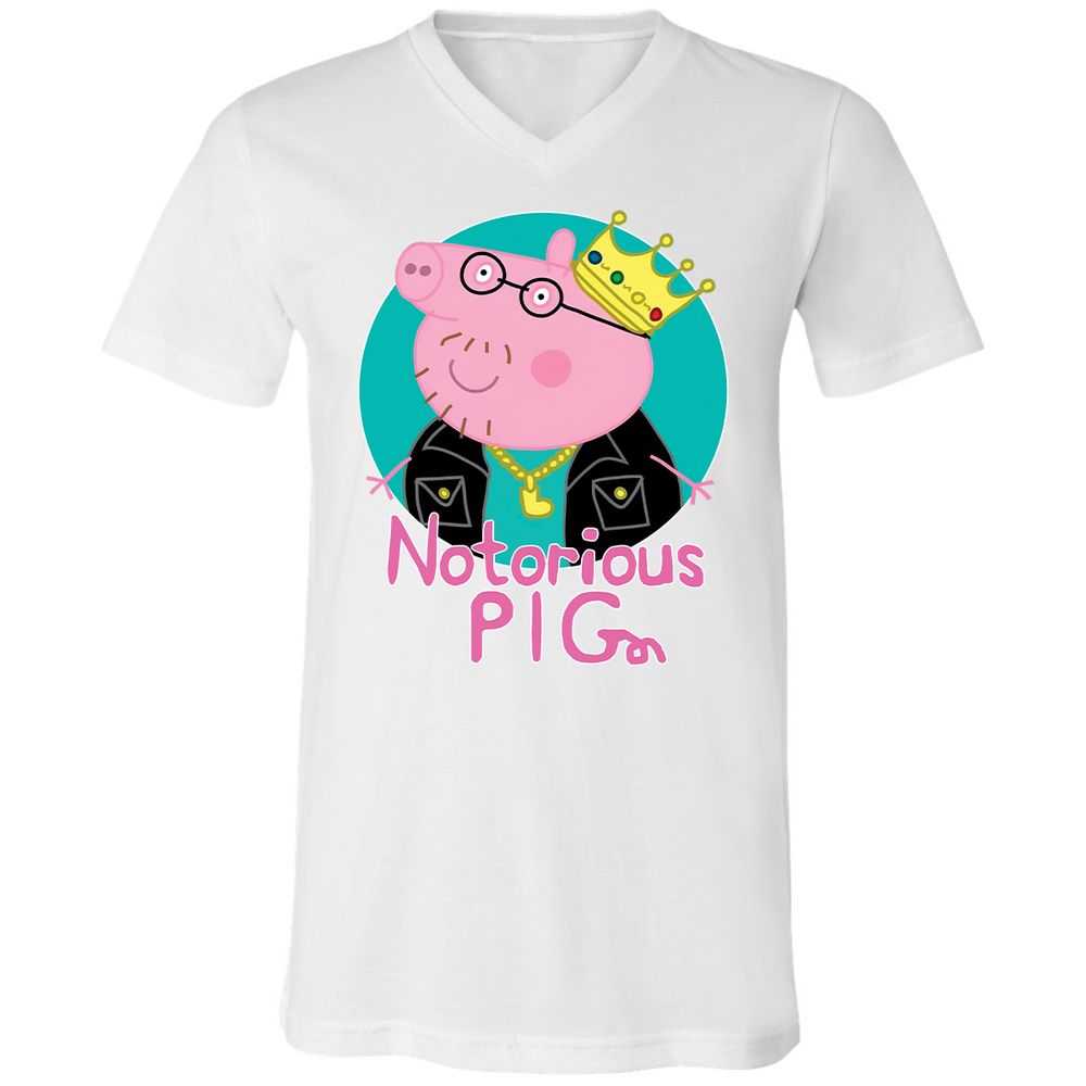 Unisex V-Neck T-Shirt - 2D3FEFPC - White - 5