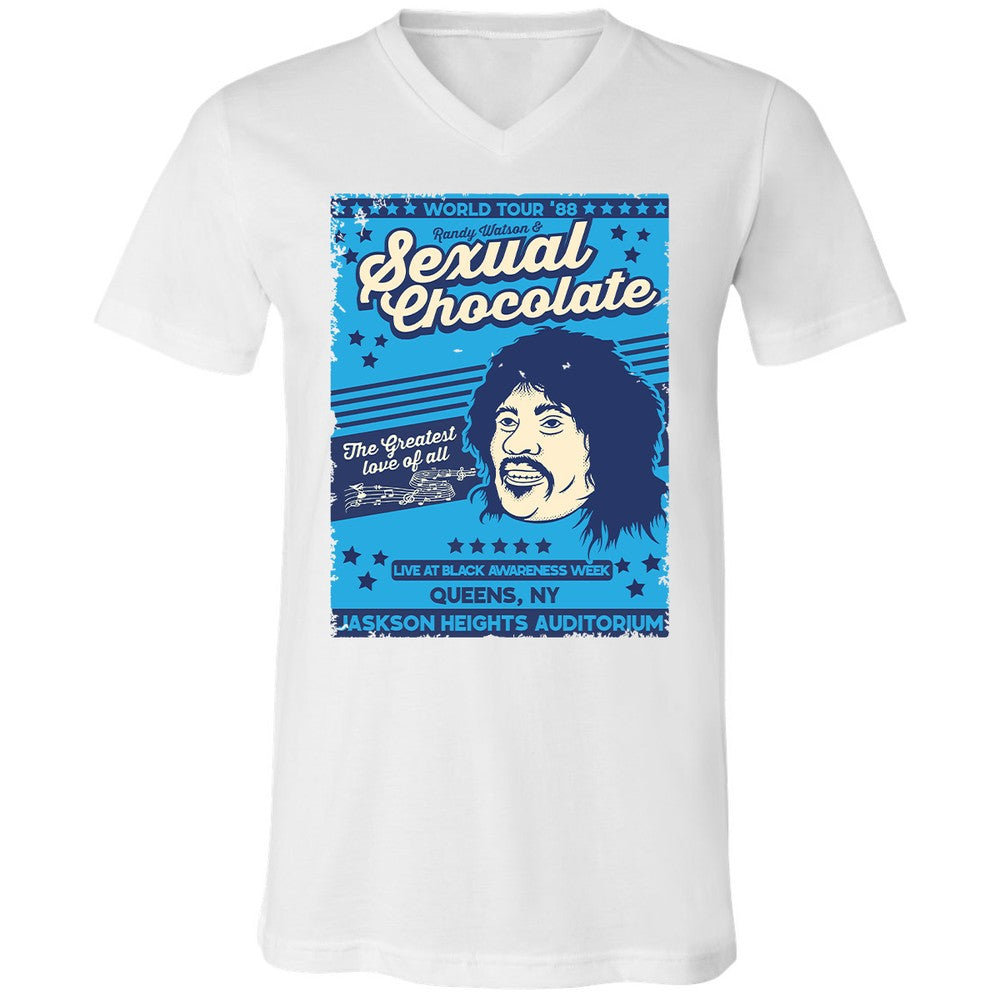Unisex V-Neck T-Shirt - YM7GA5E7 - White - 5