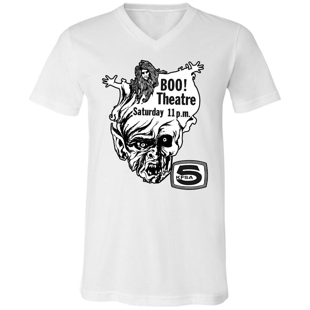 Unisex V-Neck T-Shirt - KUSMZXZT - White - 5