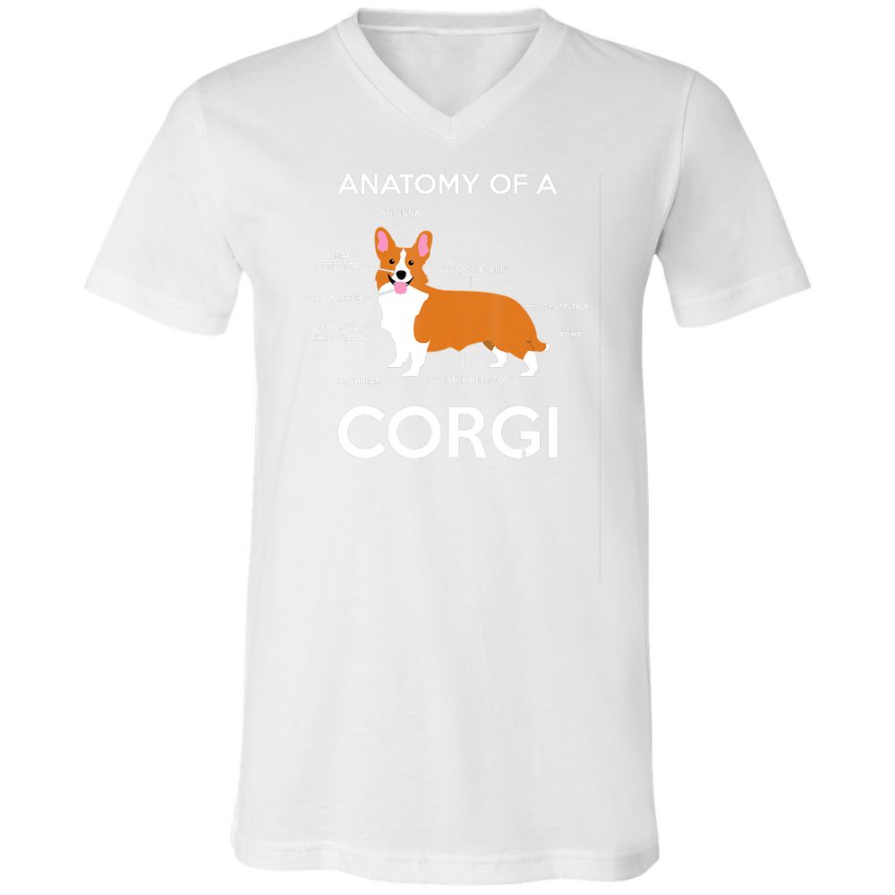 Unisex V-Neck T-Shirt - EY3G6V34 - White - 5
