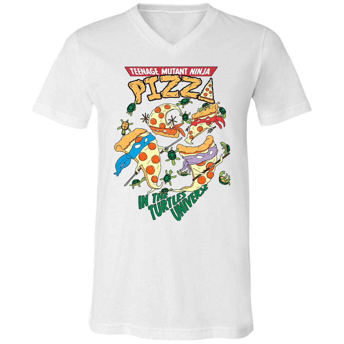 Unisex V-Neck T-Shirt - T64MUM64 - White - 5