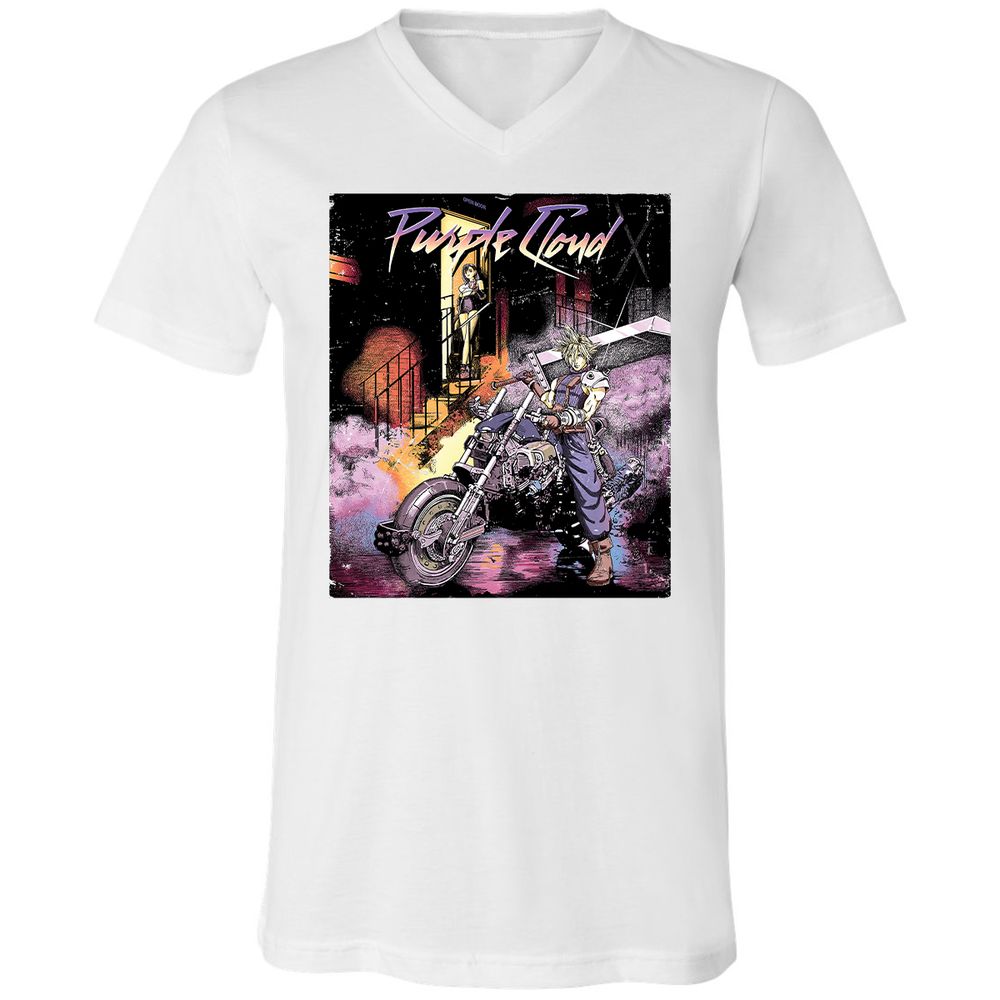 Unisex V-Neck T-Shirt - 7CMVHTGE - White - 5