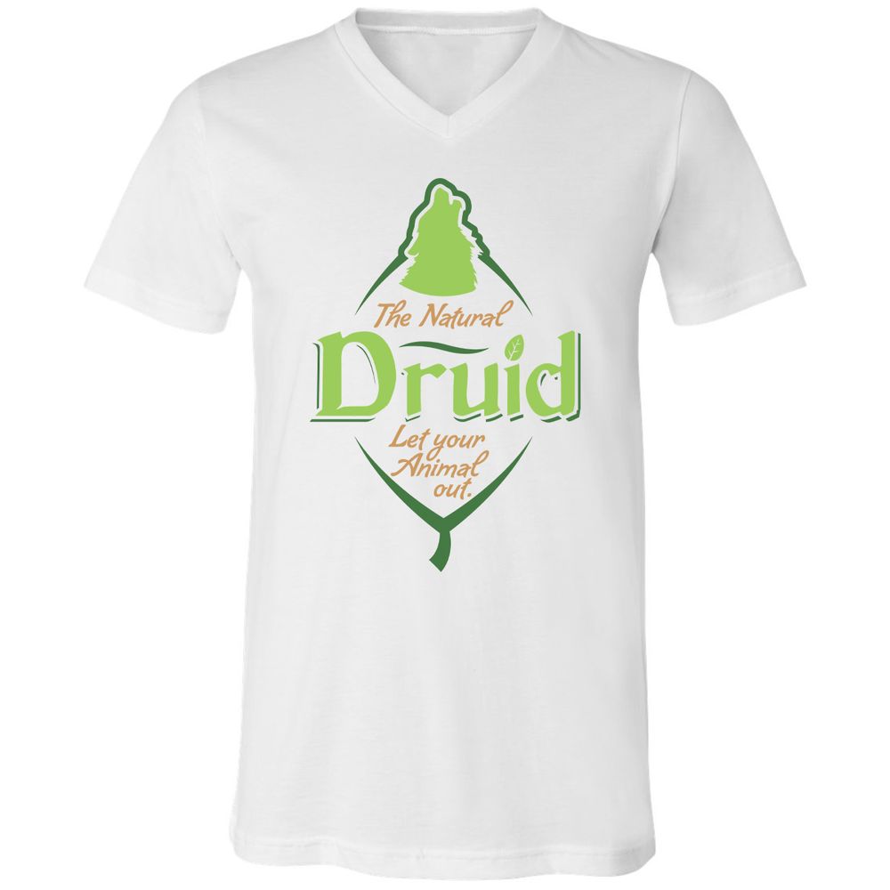 Unisex V-Neck T-Shirt - 9172F9ES - White - 5