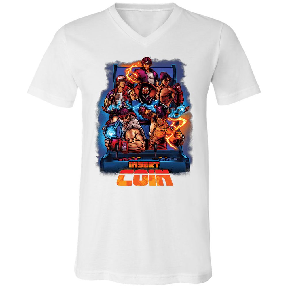 Unisex V-Neck T-Shirt - 26CLUUML - White - 5