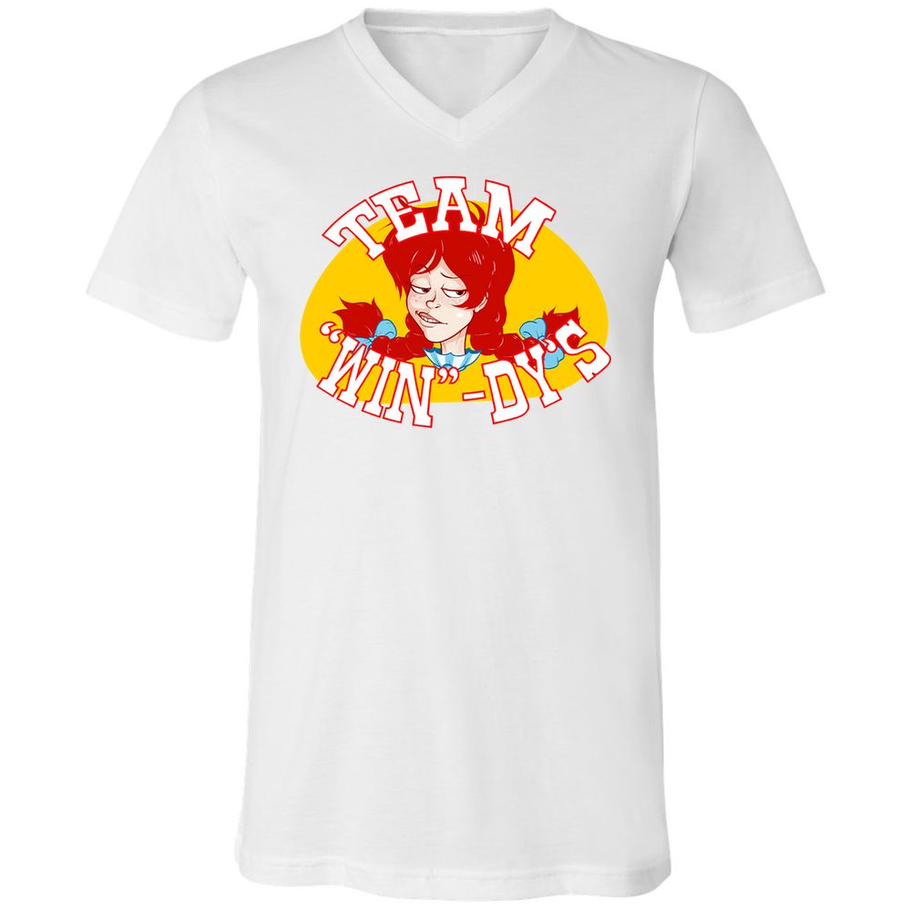 Unisex V-Neck T-Shirt - K9EUERJX - White - 5