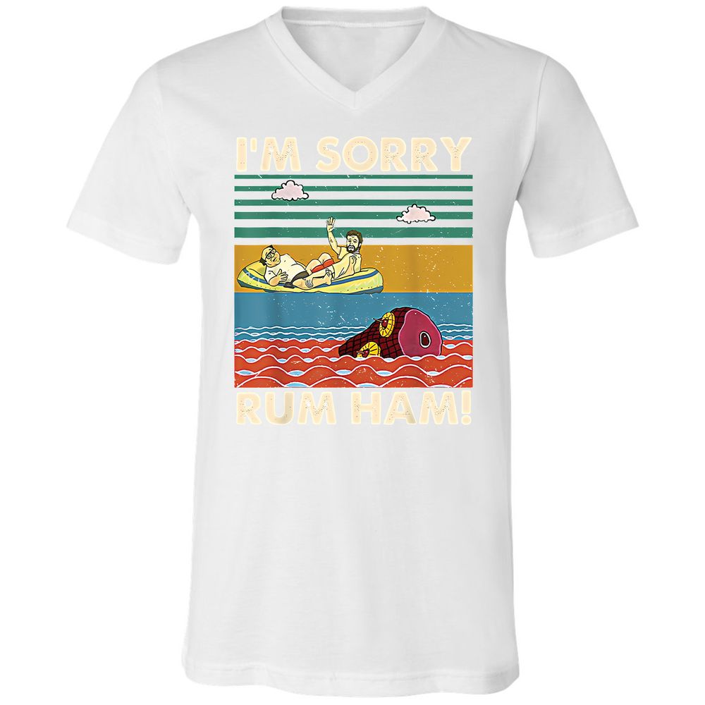 Unisex V-Neck T-Shirt - J2AC2AJ3 - White - 5