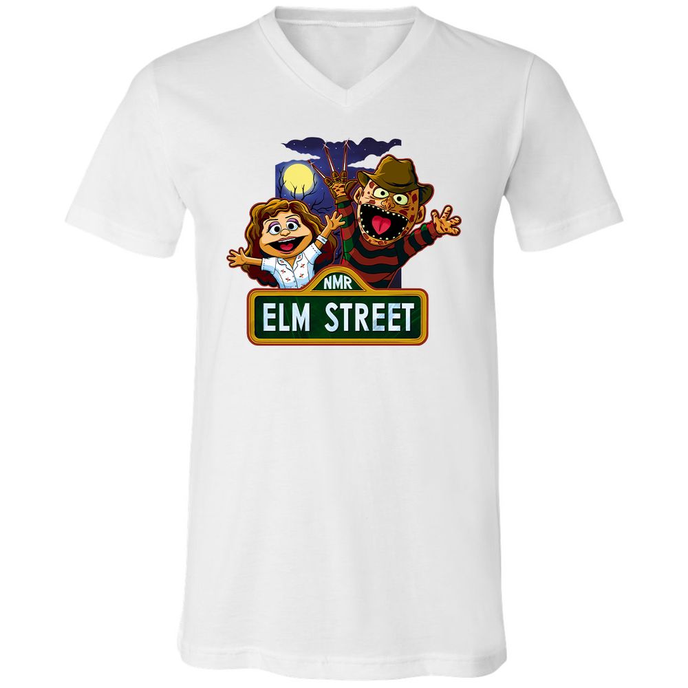 Unisex V-Neck T-Shirt - D4UBAMTY - White - 5