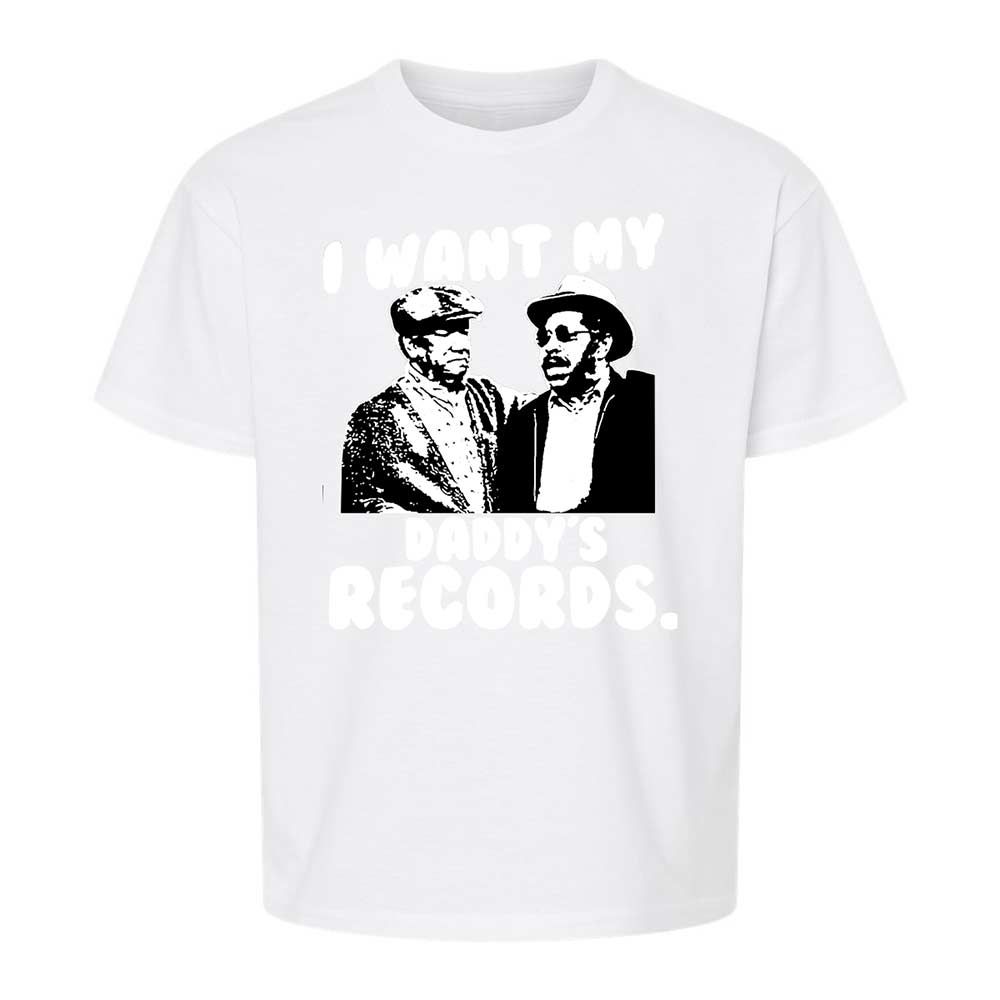 I Want My Daddy's Records - White - 5