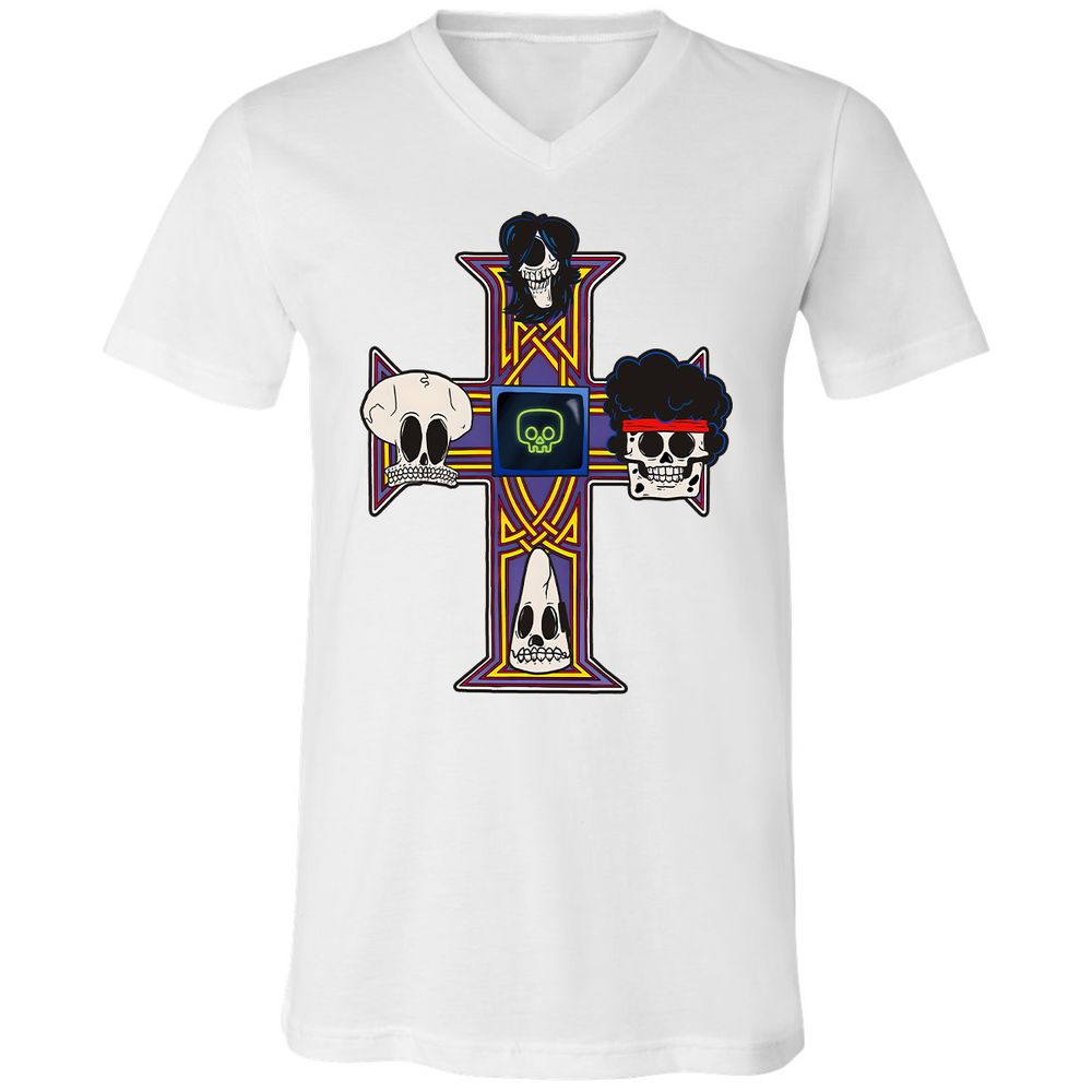 Unisex V-Neck T-Shirt - 33A1F38Y - White - 5