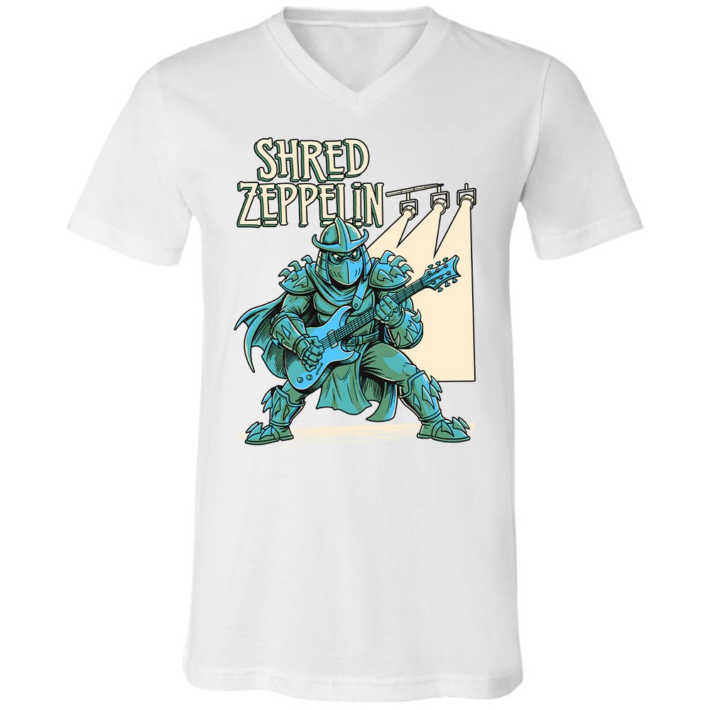 Unisex V-Neck T-Shirt - ZDRYM5PZ - White - 5