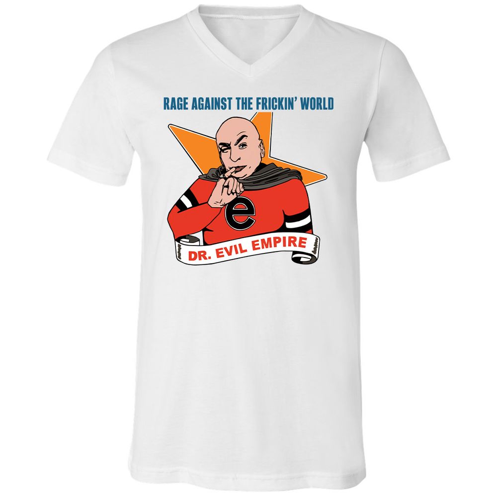 Unisex V-Neck T-Shirt - RNVB1KM3 - White - 5