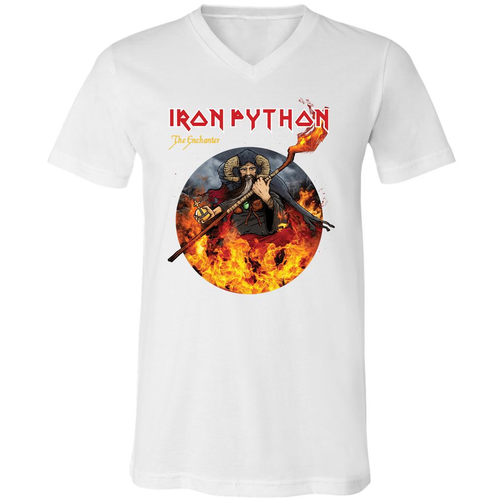 Unisex V-Neck T-Shirt - 2J3RTF5V - White - 5