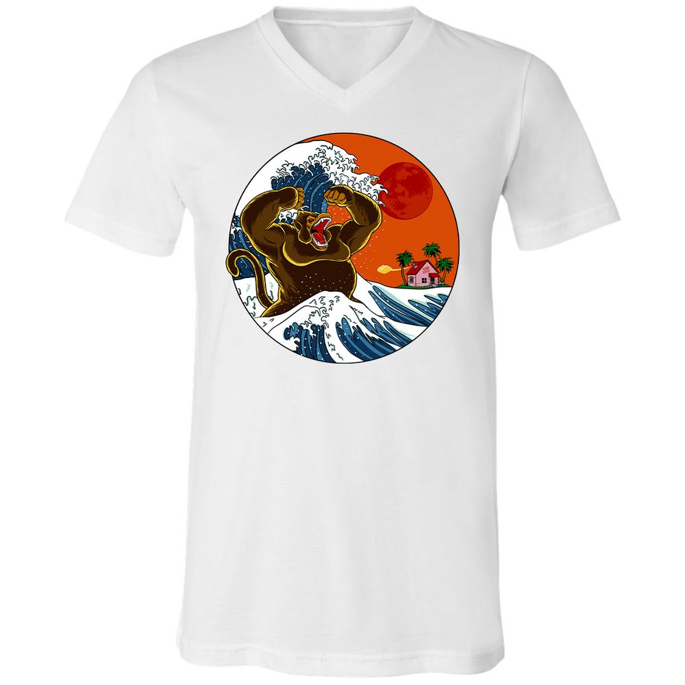 Unisex V-Neck T-Shirt - S7944W6C - White - 5