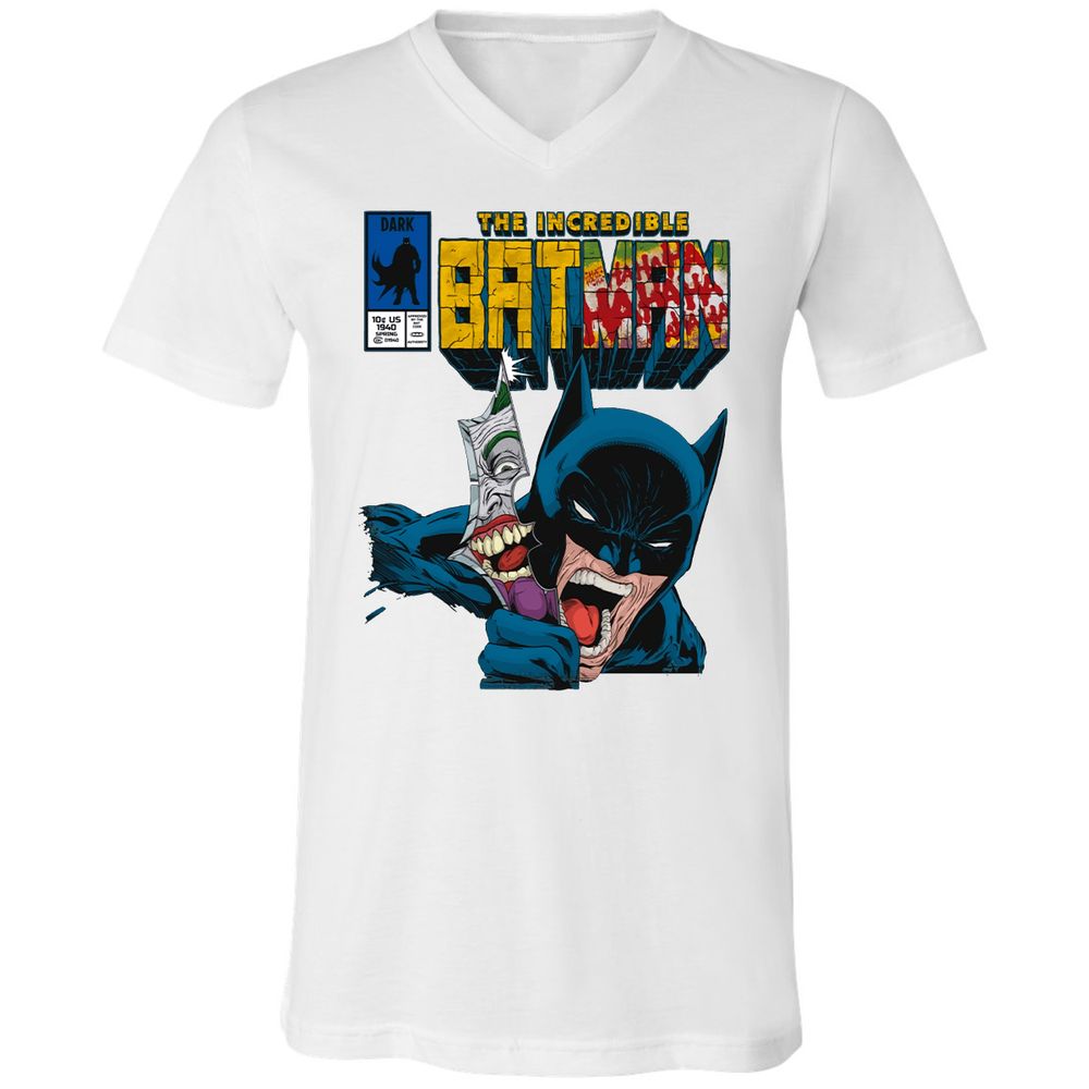 Unisex V-Neck T-Shirt - NMPTYSAM - White - 5