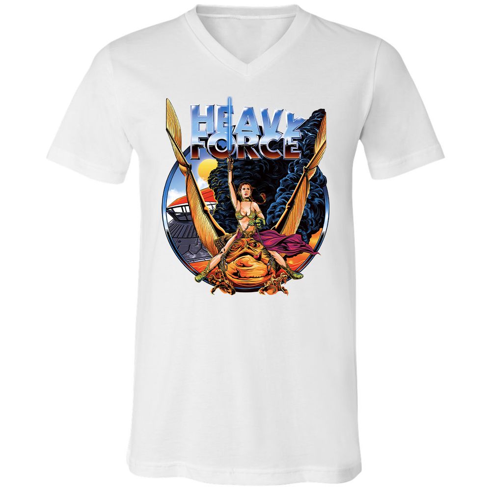 Unisex V-Neck T-Shirt - C8TF8832 - White - 5