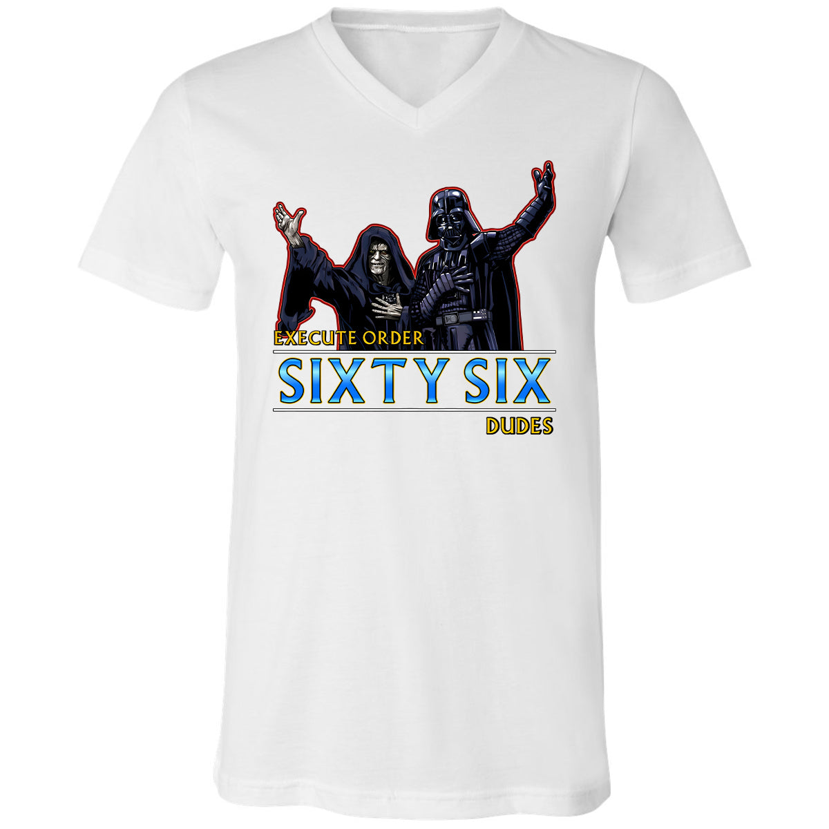 Unisex V-Neck T-Shirt - N87N28CY - White - 5