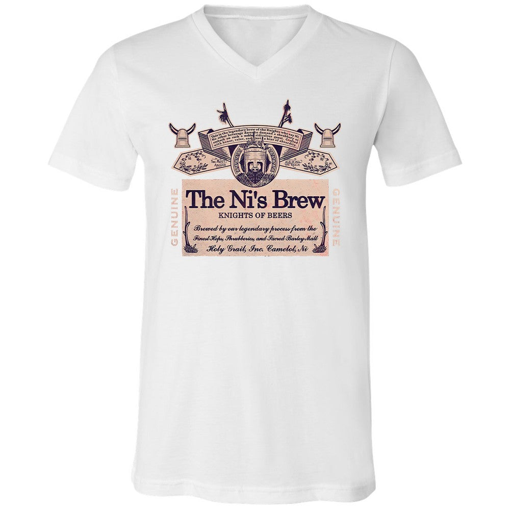 Unisex V-Neck T-Shirt - X33J8AM8 - White - 5