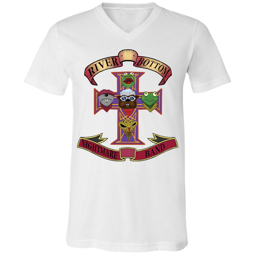 Unisex V-Neck T-Shirt - ZT2HZJ76 - White - 5