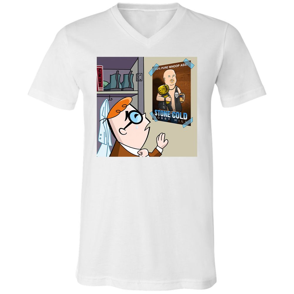 Unisex V-Neck T-Shirt - EYE2AMA6 - White - 5