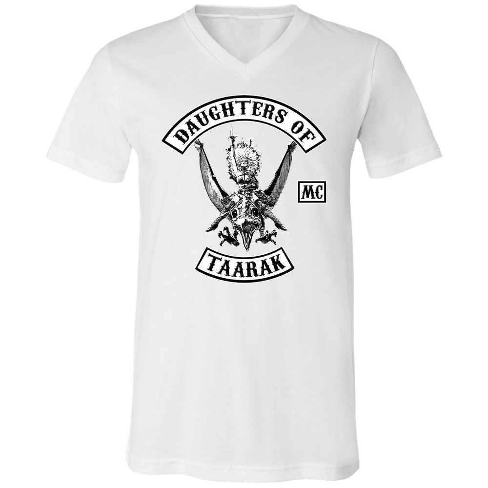 Unisex V-Neck T-Shirt - 5A9VQ2FG - White - 5