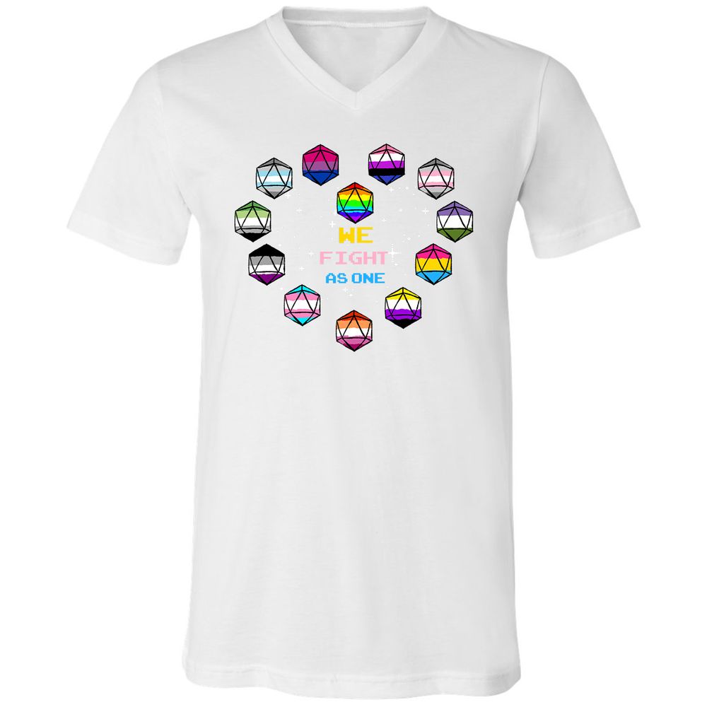 Unisex V-Neck T-Shirt - ENZTBB7N - White - 5