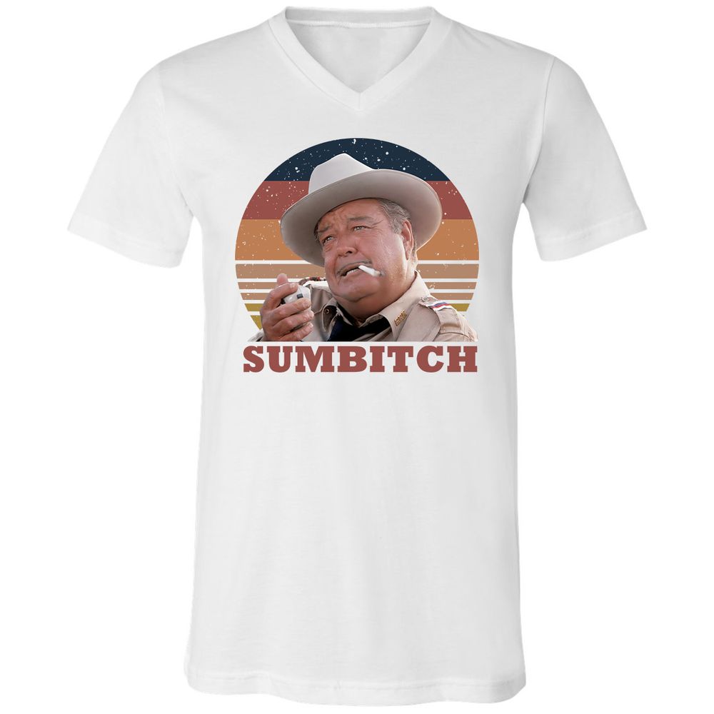 Unisex V-Neck T-Shirt - WM6SPV9Y - White - 5