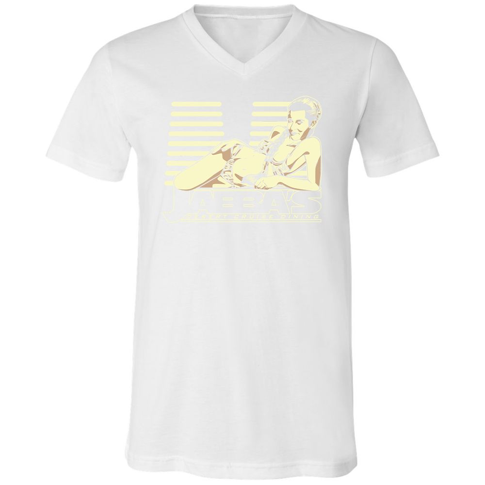 Unisex V-Neck T-Shirt - 9NFWGVYD - White - 5