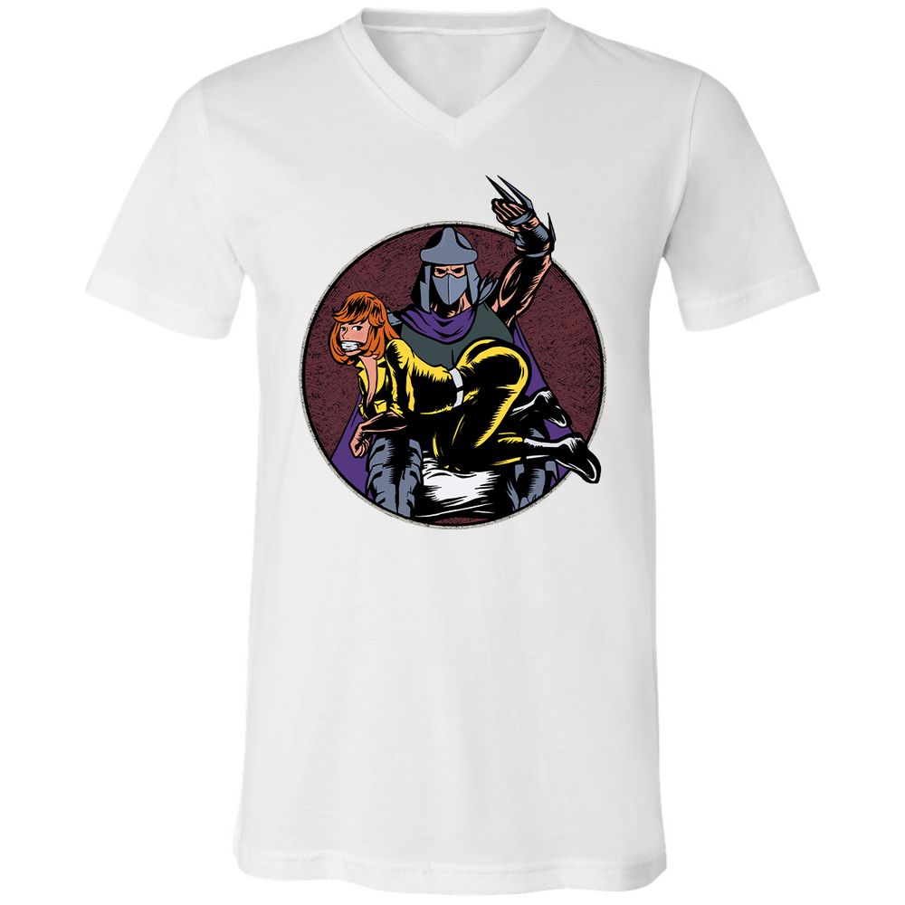 Unisex V-Neck T-Shirt - P4GC758K - White - 5