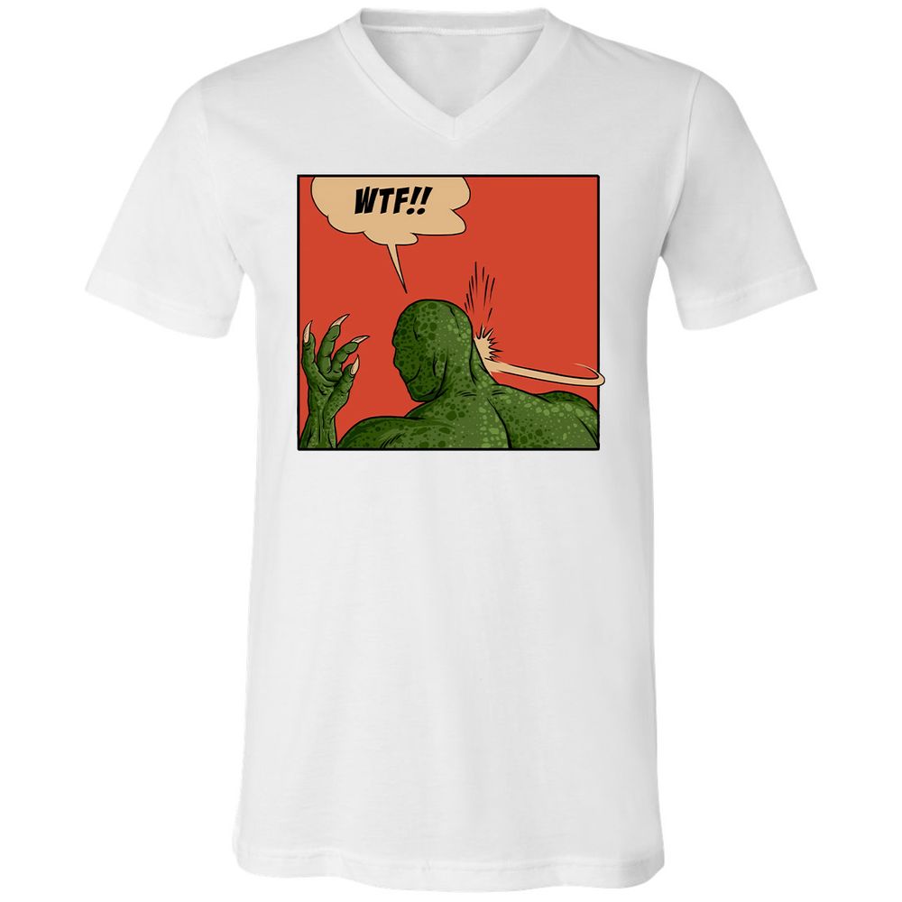 Unisex V-Neck T-Shirt - UXC267KC - White - 5